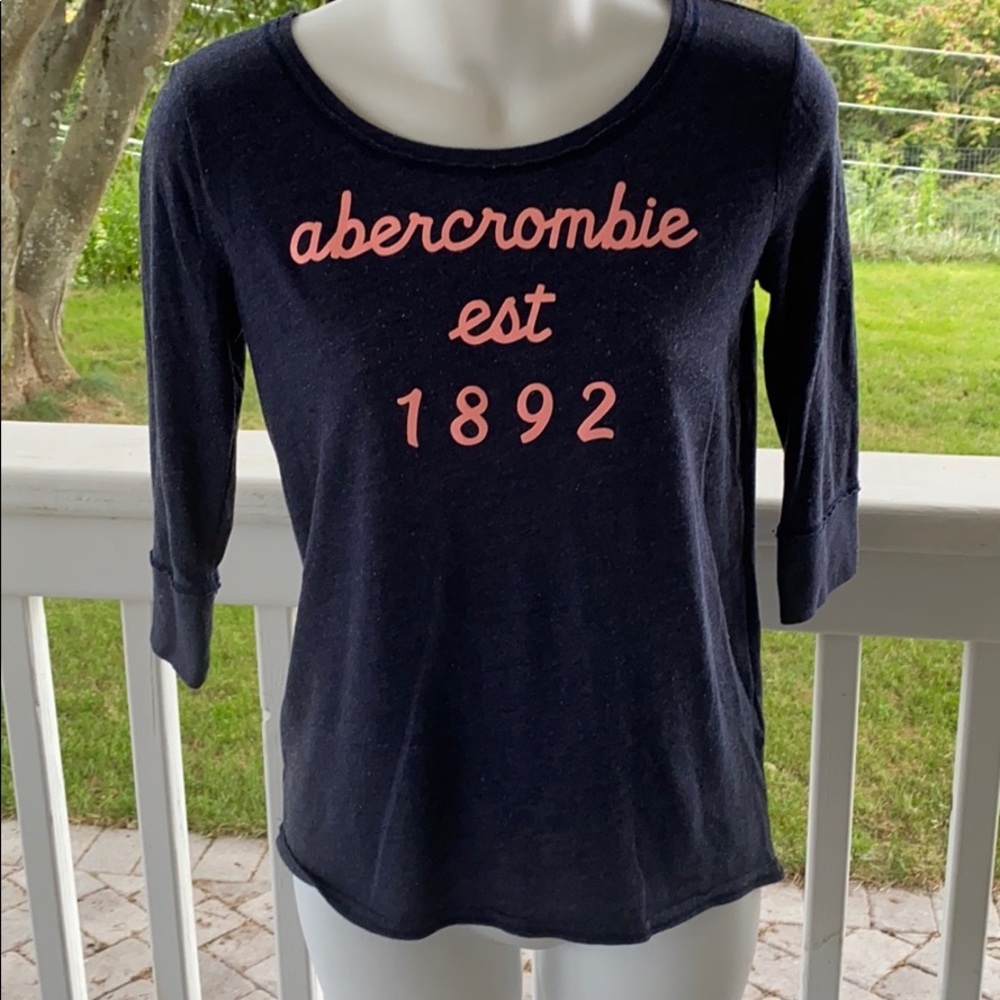 Abercrombie 3/4 sleeve shirt